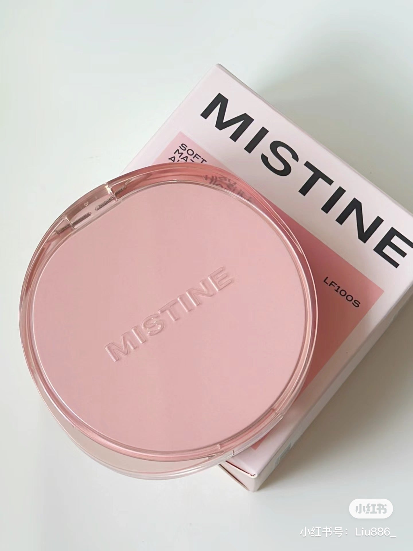 「混合皮」Mistine 气垫 桃花款