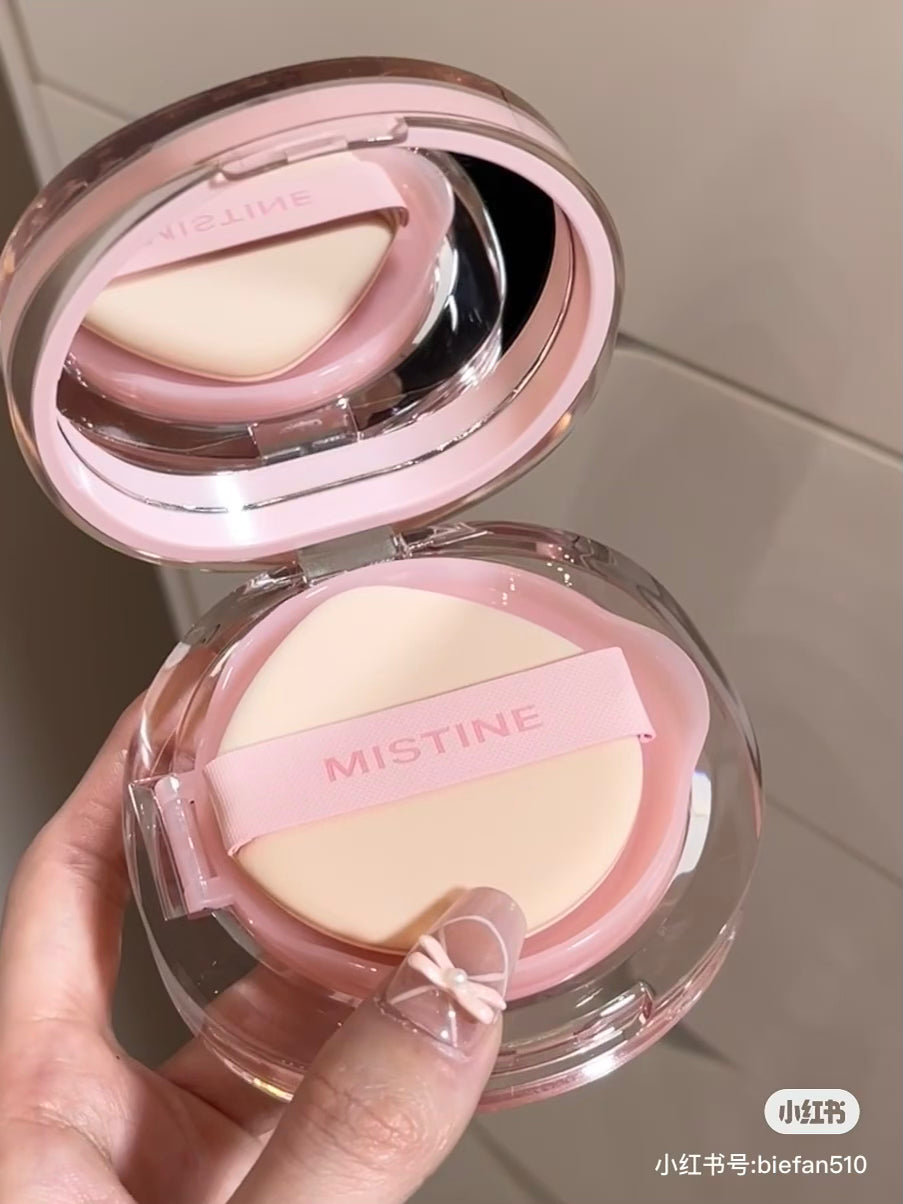 「混合皮」Mistine 气垫 桃花款