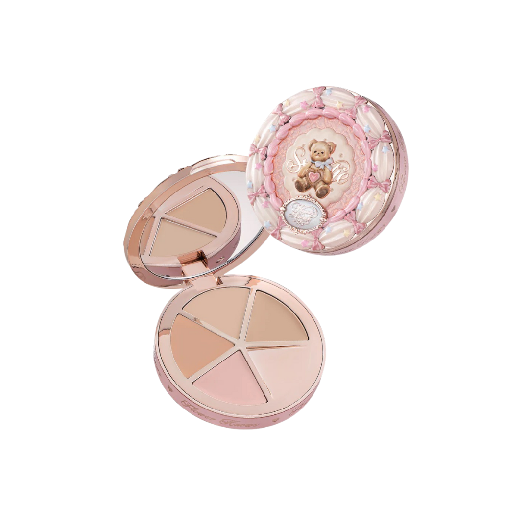 花知晓甜心小熊遮瑕盘