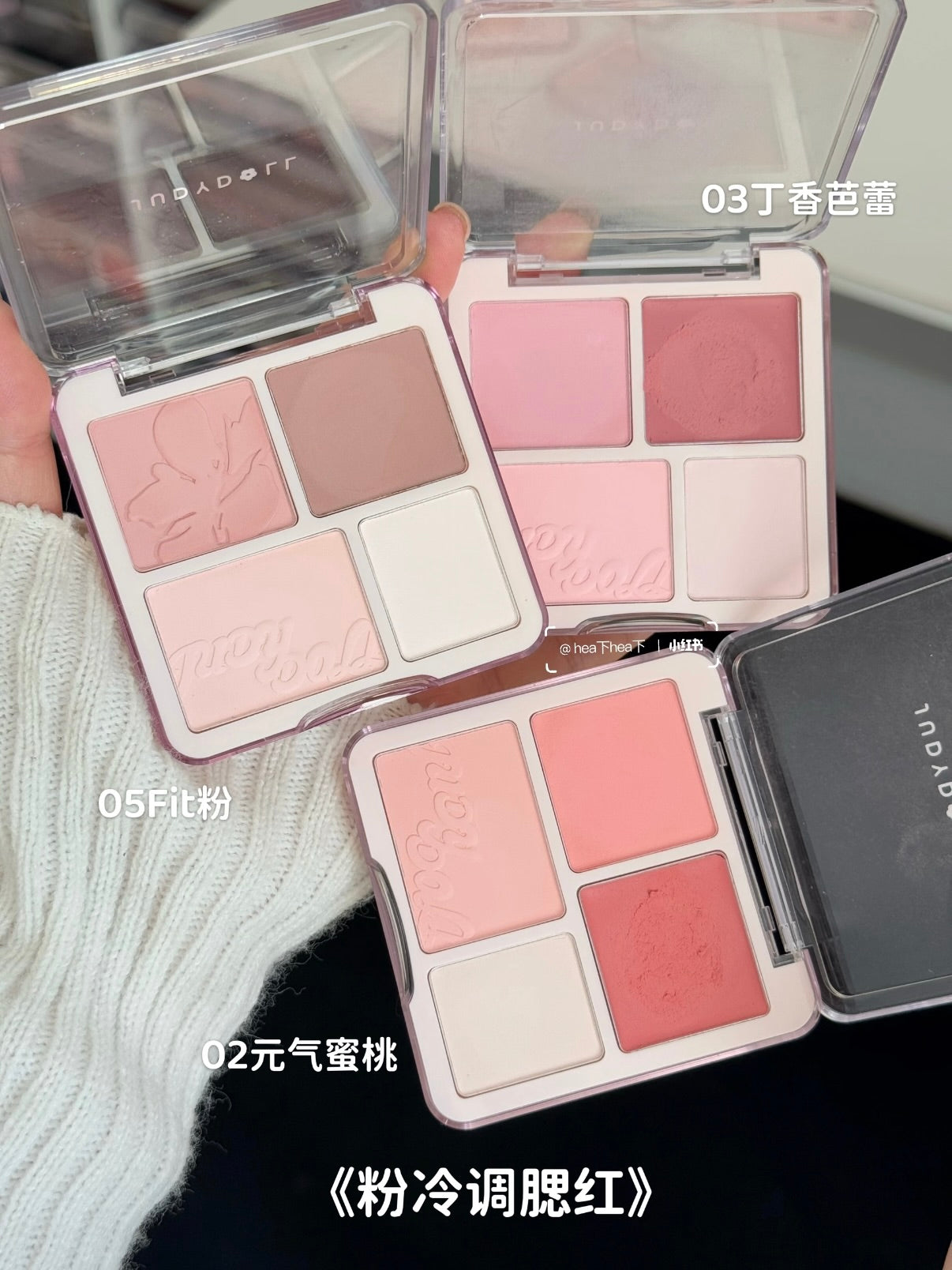 Judydoll 腮红高光盘