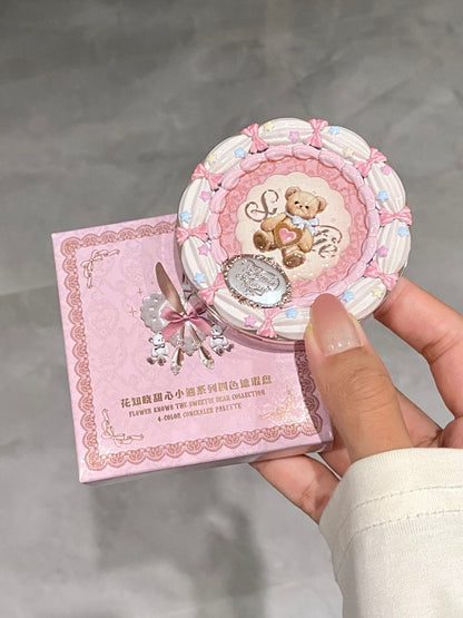 花知晓甜心小熊遮瑕盘