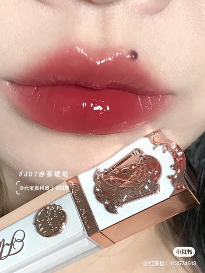 李佳琦推荐！花知晓独角兽镜面唇釉